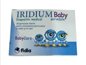 Iridyium baby x28 șervețele oftalmice
